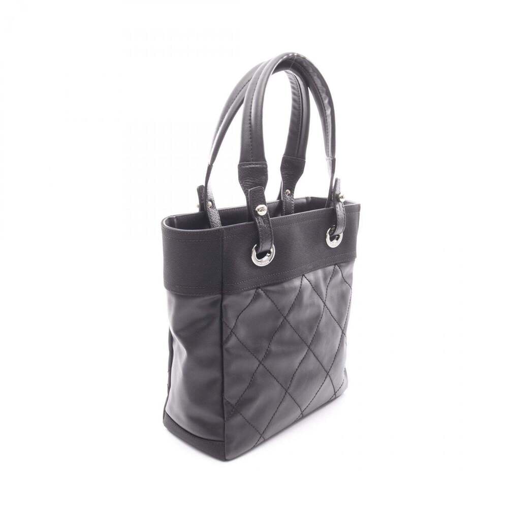 CHANEL Black Leather Tote Bag - Picture 2 of 8